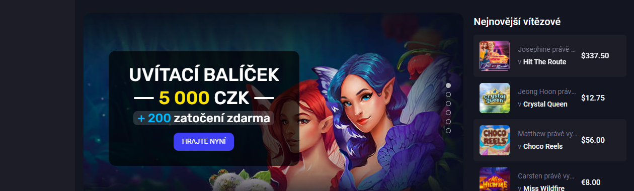 nejlepší online kasino uvítací bonusy